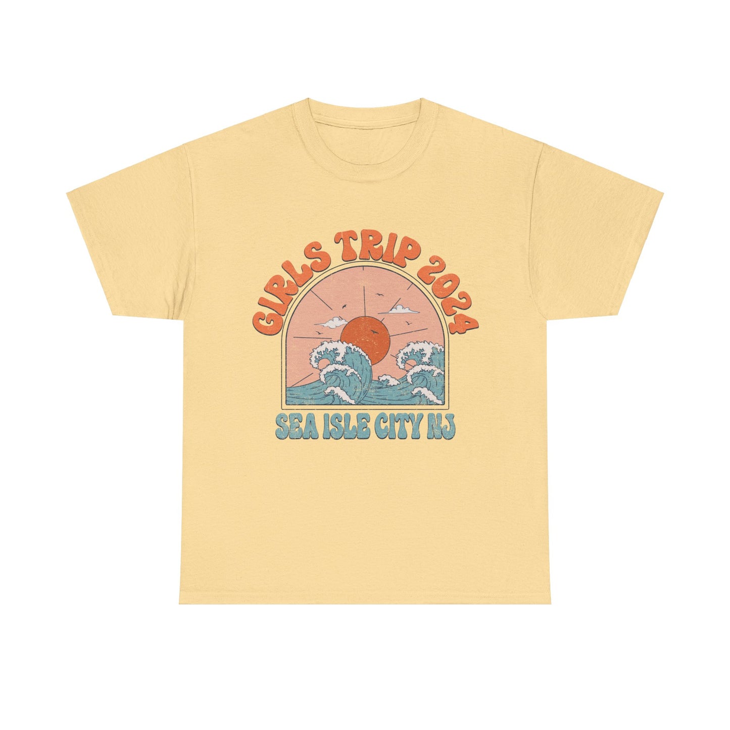 Girls Trip 2024 Sea Isle City NJ Beach Getaway Weekend Jersey Shore Matching T-Shirts Girls Night Out Trip Tees Irish Weekend