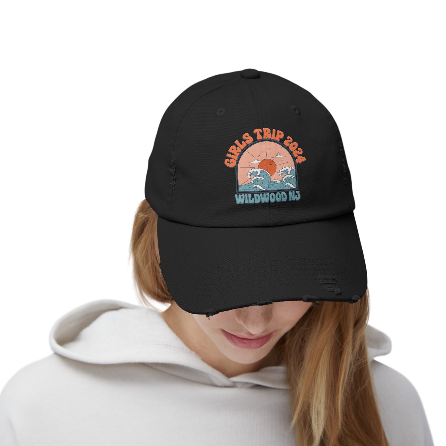 Girls trip Matching Baseball Caps Wildwood, New Jersey 2024 Beach Holiday Shore Visit Girls Night Out Irish Weekend Moms Hats