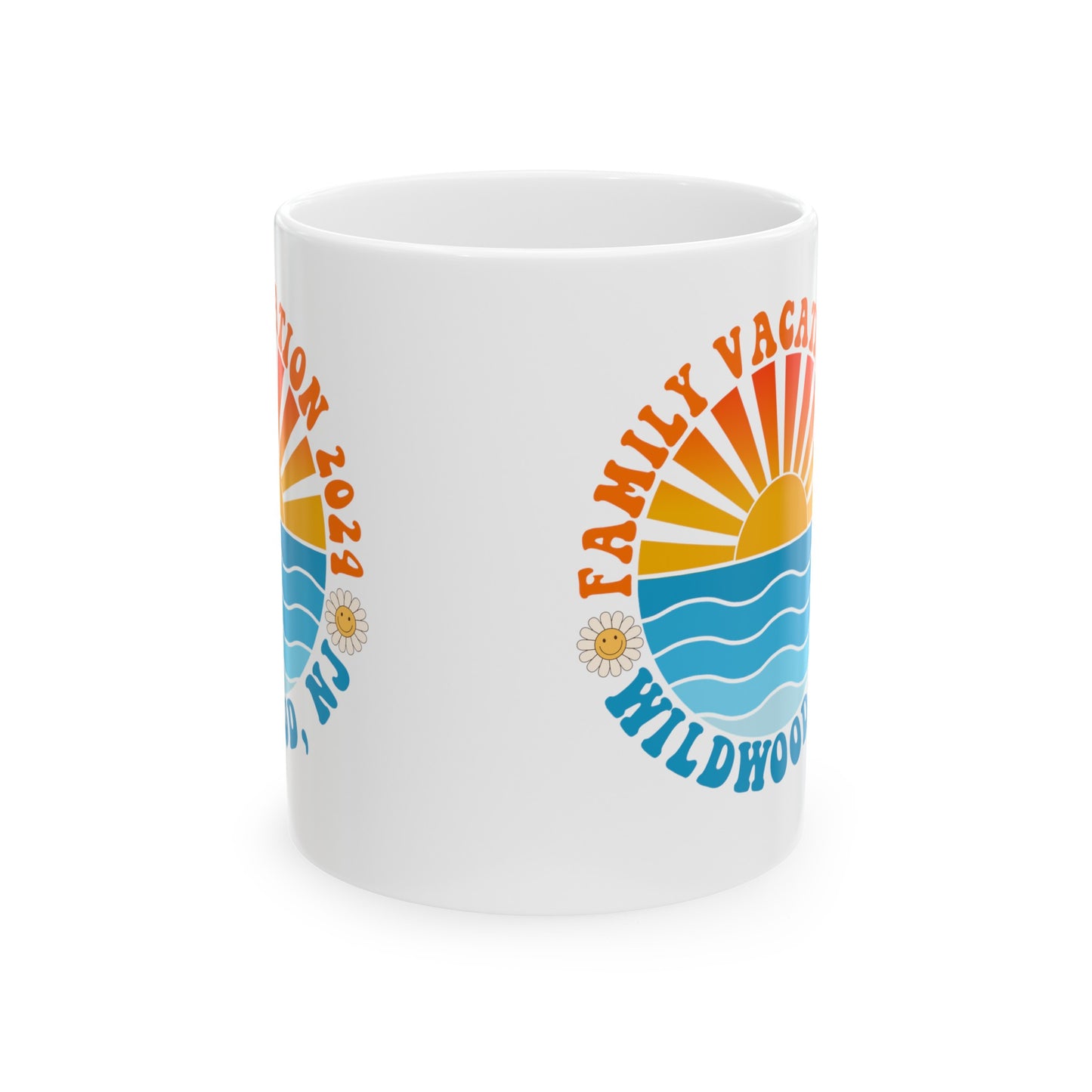 Wildwood NJ Family Vacation Mug Matching Coffee Mugs for Jersey Shore Vacation