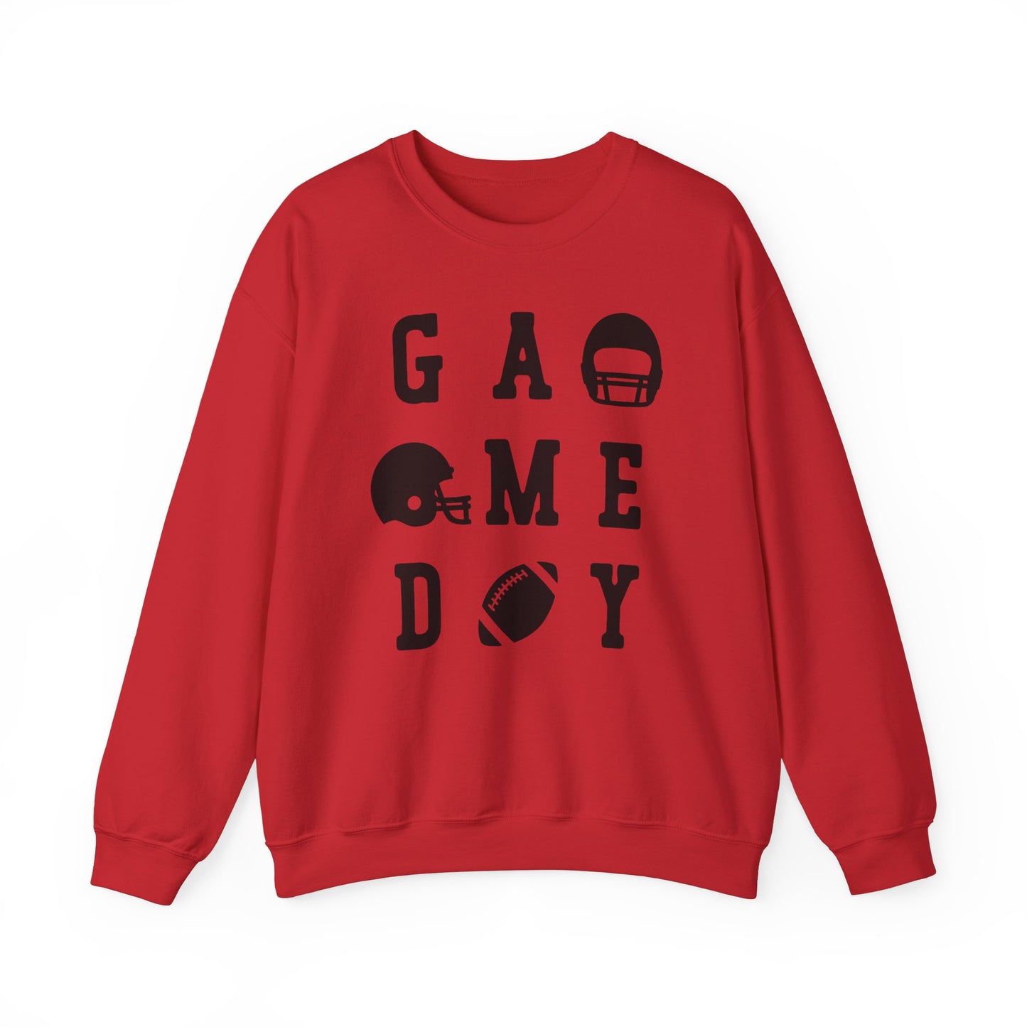 Game Day Football Shirt Women Men Fan Sweatshirt Sports Crew Neck Gift Idea Football Season Lovers Sunday Apparel Mothers Fathers Day