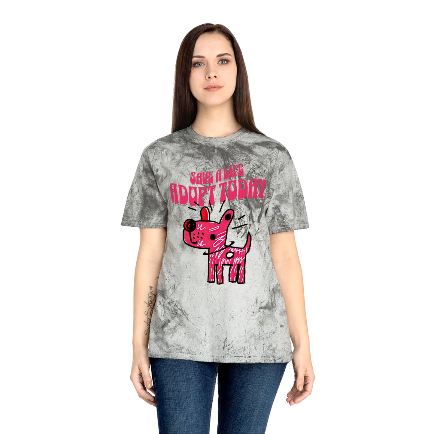 Save A Life Adopt Today Animal Advocate T-Shirt Gift For Dog Lovers