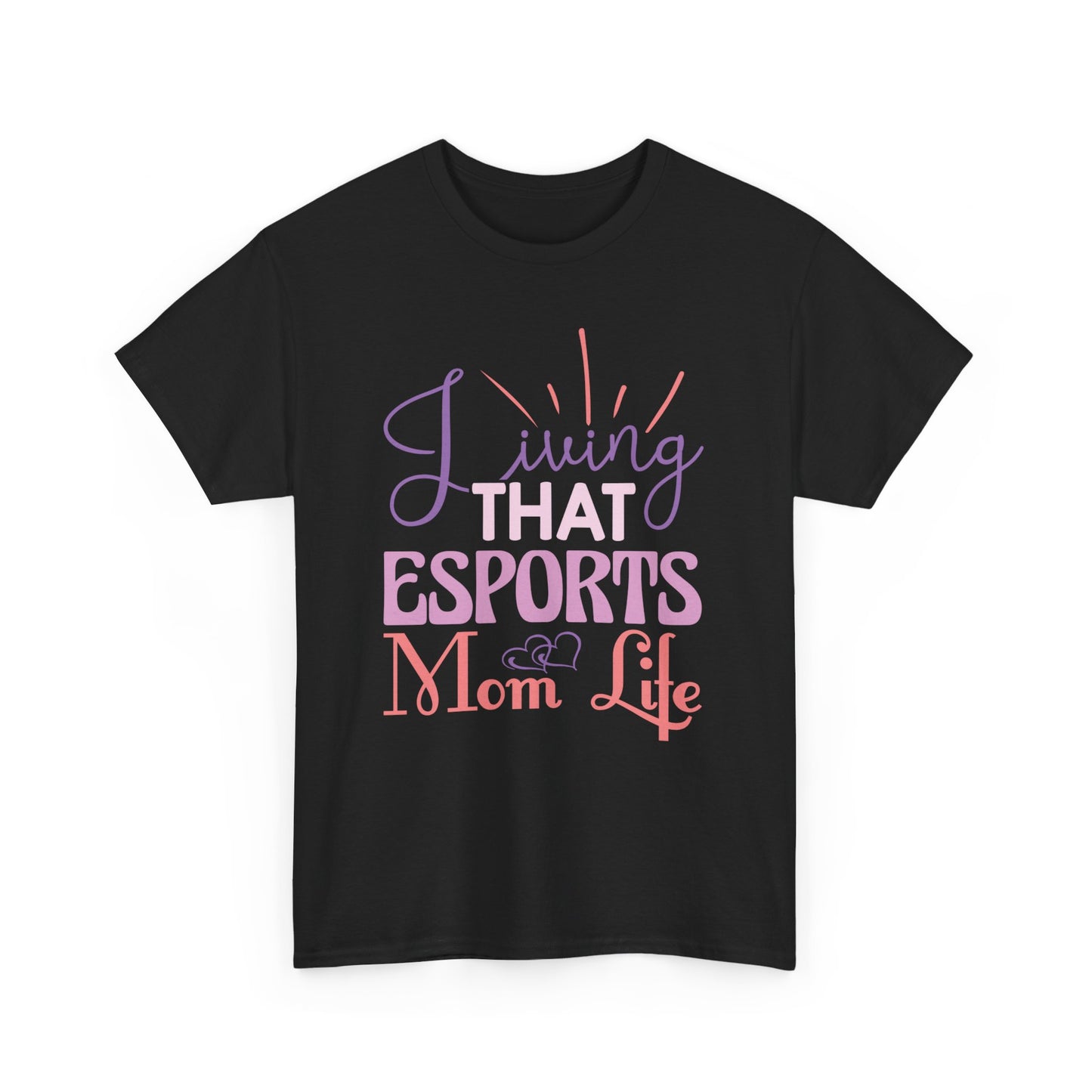 Gamer Mom Esports Champ T-Shirt Cheering Gaming Kids Competition Tournament Apparel Video Game Playing Arena E-Gaming E-Sports Events