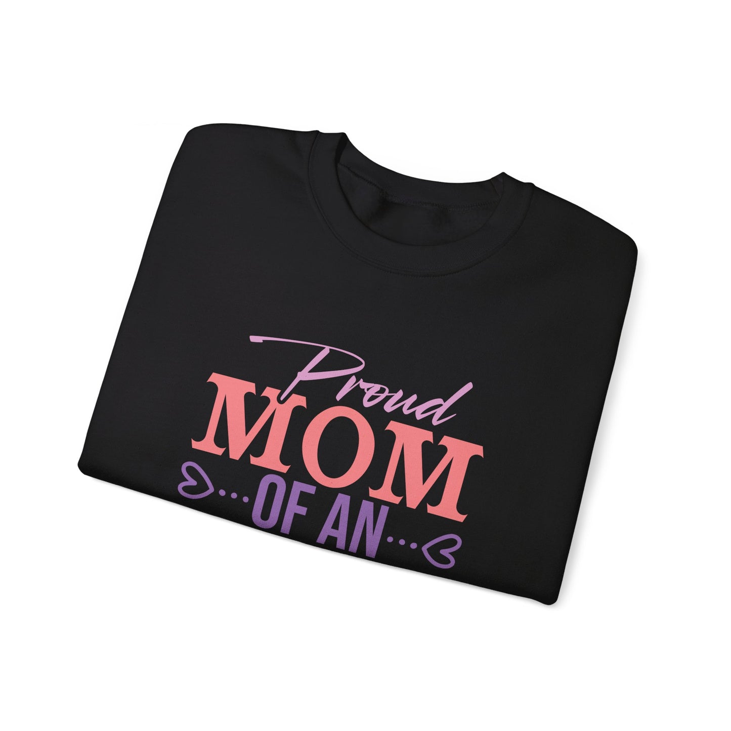 Gamer Mom Esports Champ Crew Neck Sweatshirt for Cheering Gaming Kids in Competetion Tournament Apparel for Video Game Playing Competition Arena E-Gaming E-Sports Events