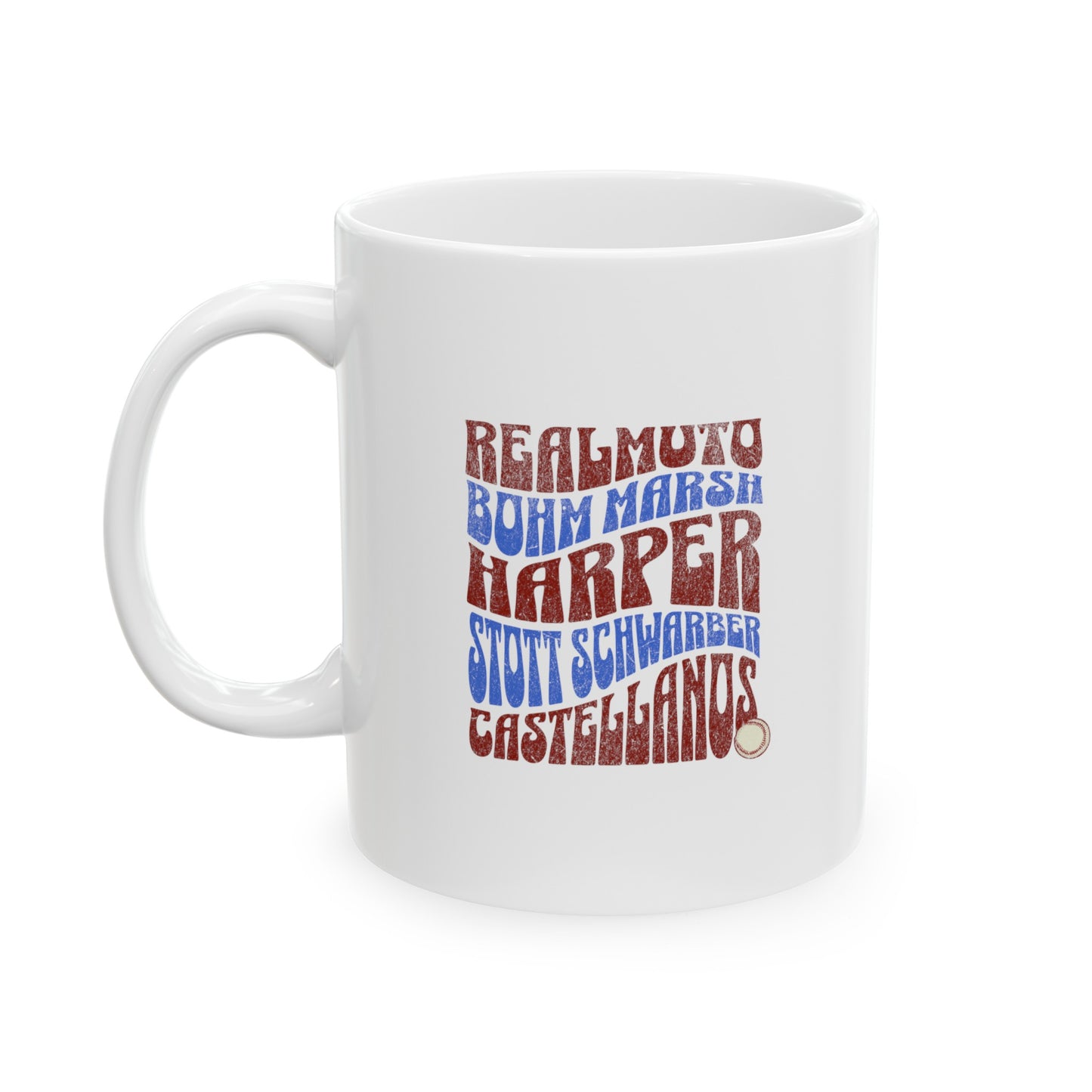 Philadelphia Baseball Players Coffee Mug Gift for Sports Lovers