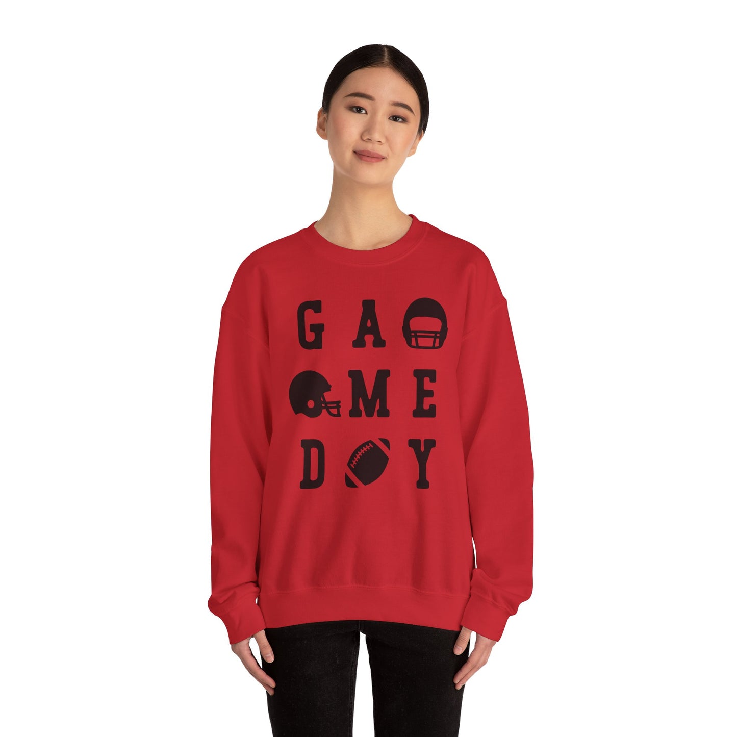 Game Day Football Shirt Women Men Fan Sweatshirt Sports Crew Neck Gift Idea Football Season Lovers Sunday Apparel Mothers Fathers Day