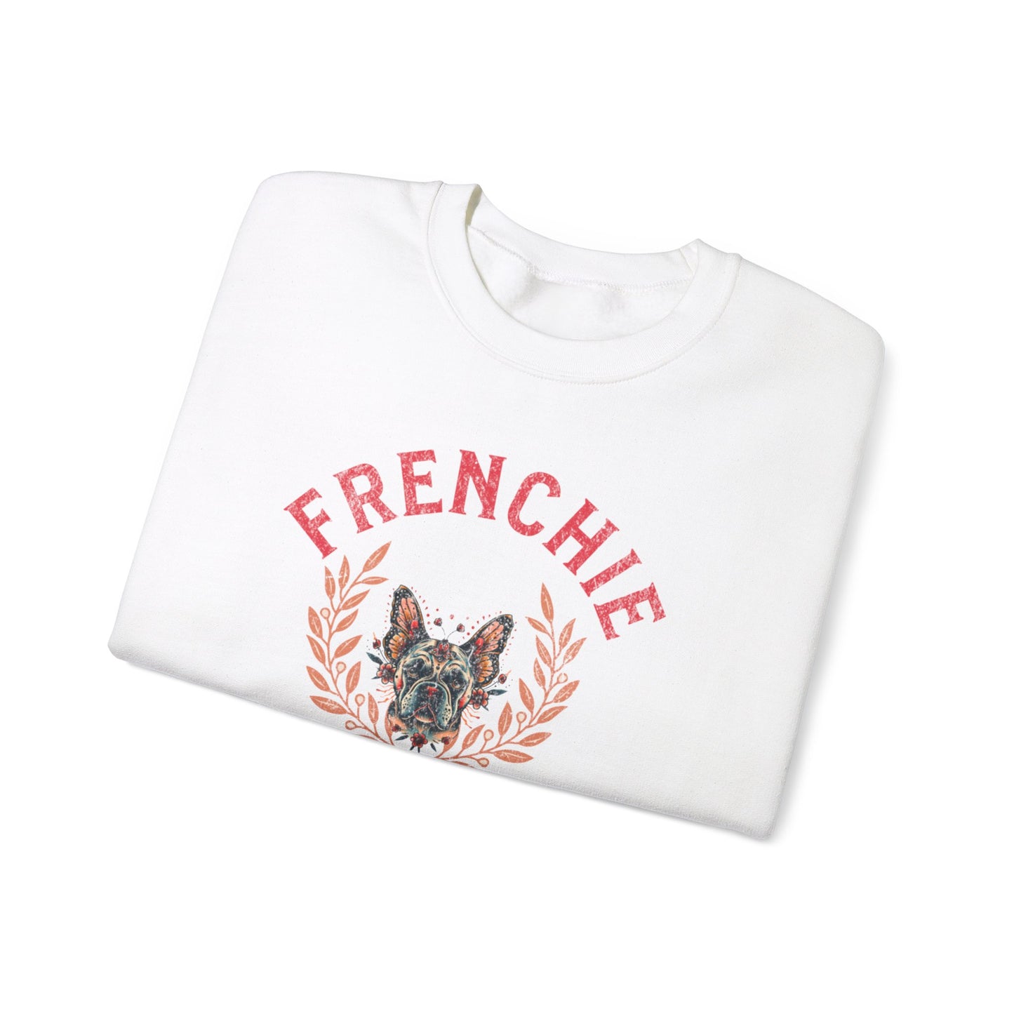 Frenchie Social Club Crew Neck Sweatshirt Gift for French Bulldog Dog Lovers