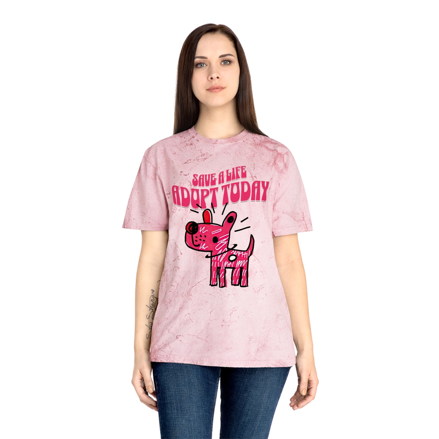 Save A Life Adopt Today Animal Advocate T-Shirt Gift For Dog Lovers