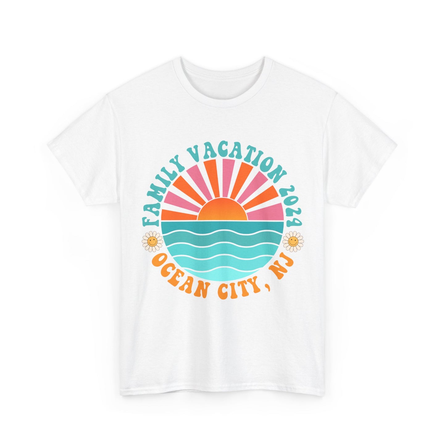 Family Vacation Ocean City NJ 2024 Matching Tee Shirts
