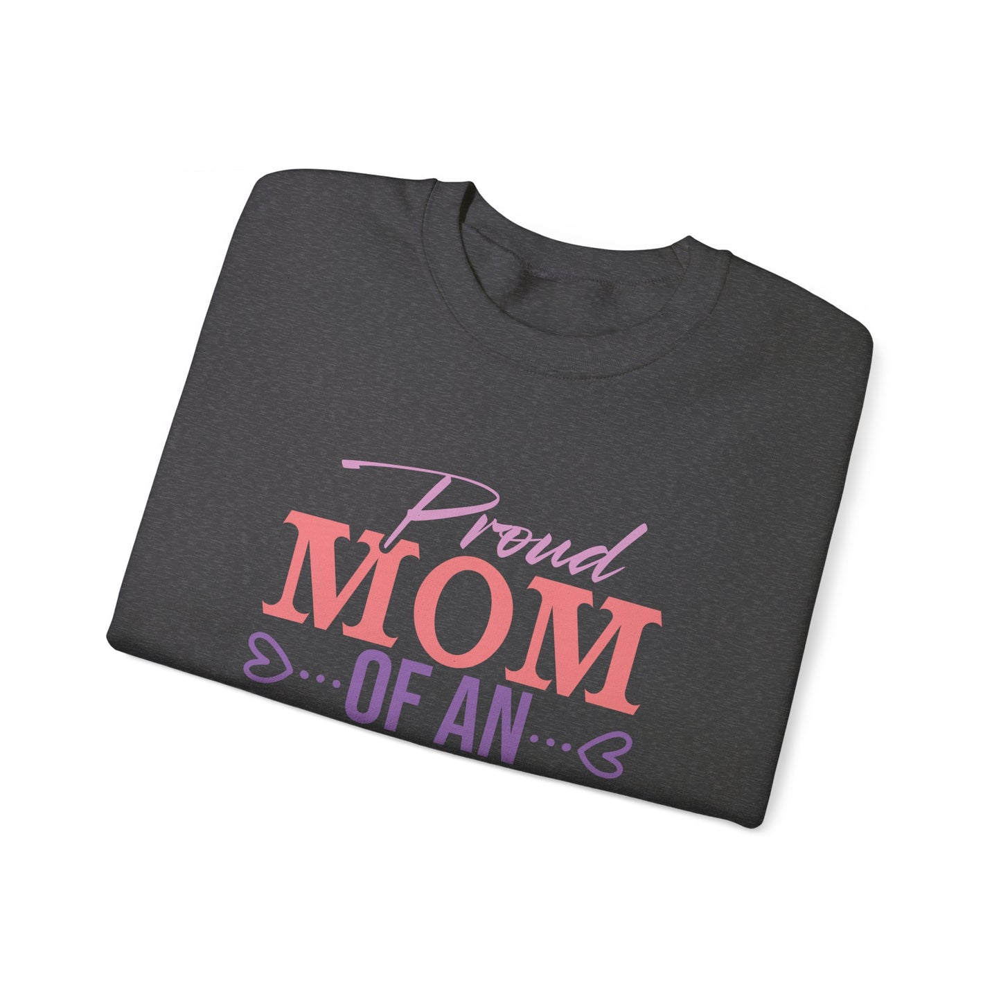 Gamer Mom Esports Champ Crew Neck Sweatshirt for Cheering Gaming Kids in Competetion Tournament Apparel for Video Game Playing Competition Arena E-Gaming E-Sports Events