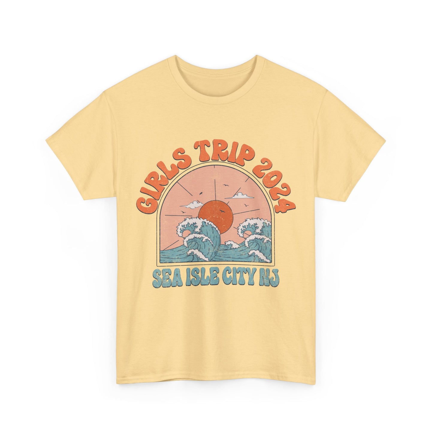 Girls Trip 2024 Sea Isle City NJ Beach Getaway Weekend Jersey Shore Matching T-Shirts Girls Night Out Trip Tees Irish Weekend
