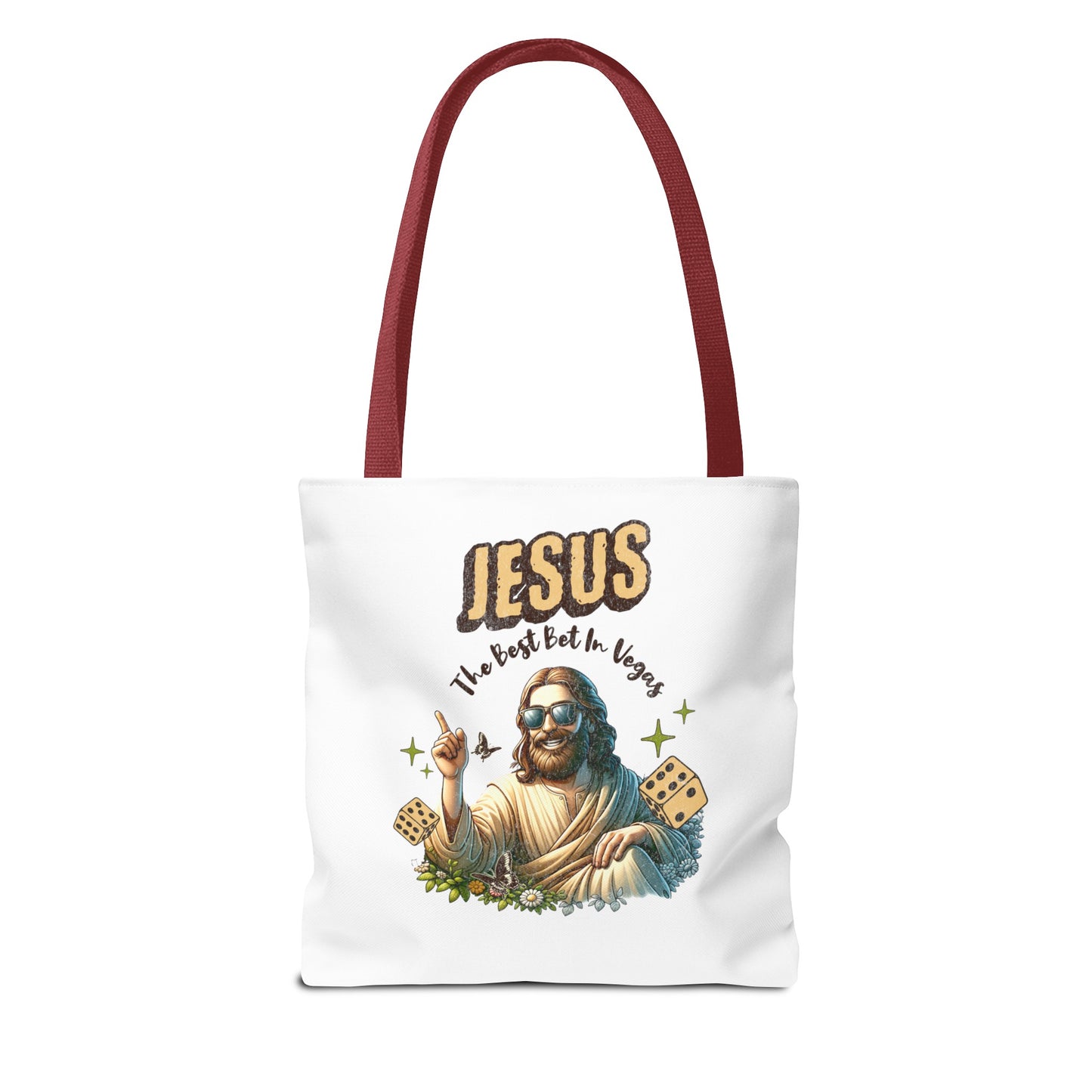 The "Jesus 'The Best Bet in Vegas'" Tote Bag Gift for Vegas Lovers