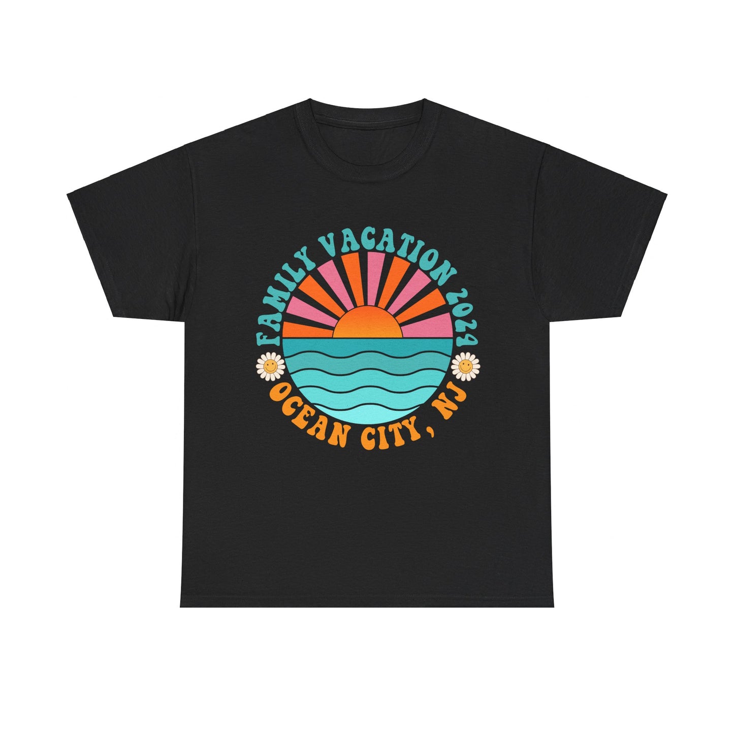 Family Vacation Ocean City NJ 2024 Matching Tee Shirts
