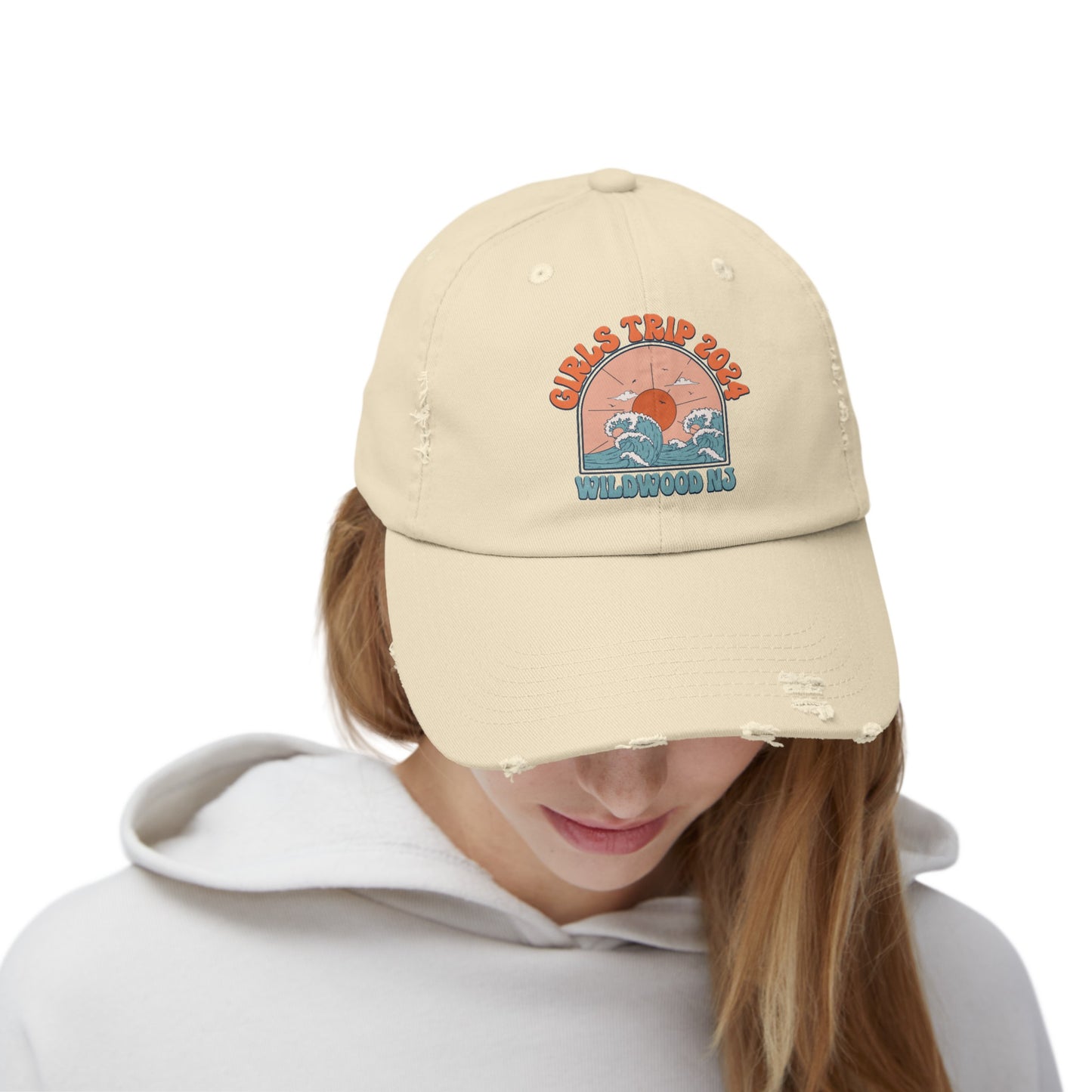 Girls trip Matching Baseball Caps Wildwood, New Jersey 2024 Beach Holiday Shore Visit Girls Night Out Irish Weekend Moms Hats