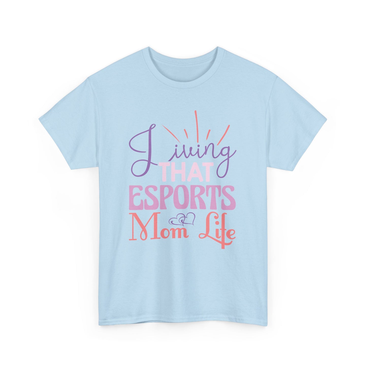 Gamer Mom Esports Champ T-Shirt Cheering Gaming Kids Competition Tournament Apparel Video Game Playing Arena E-Gaming E-Sports Events