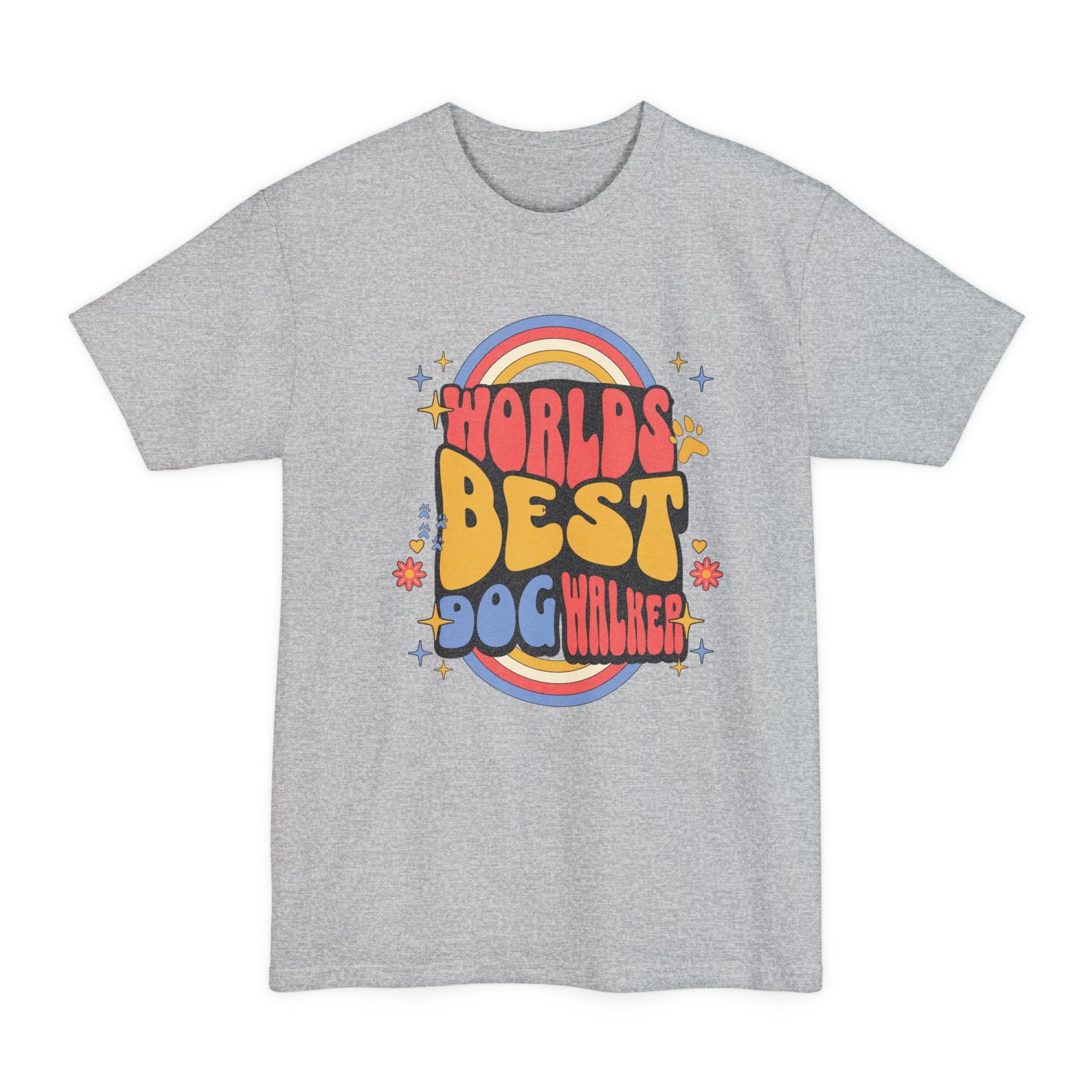 World's Best Dog Walker Beefy Oversized Tee Shirt