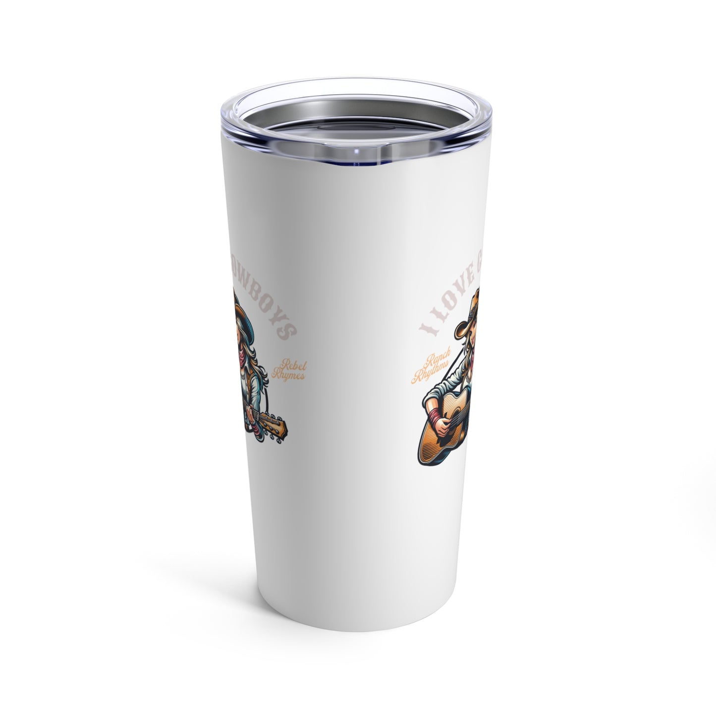 'I Love Cowboys' Tumbler 20oz Gift for Country Music Lovers