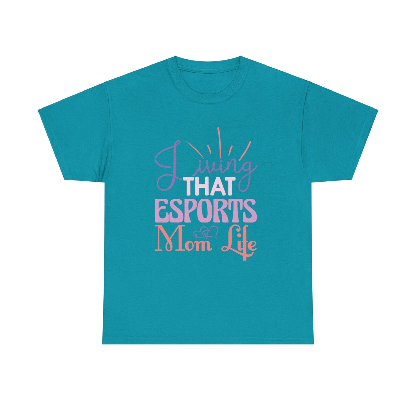Gamer Mom Esports Champ T-Shirt Cheering Gaming Kids Competition Tournament Apparel Video Game Playing Arena E-Gaming E-Sports Event