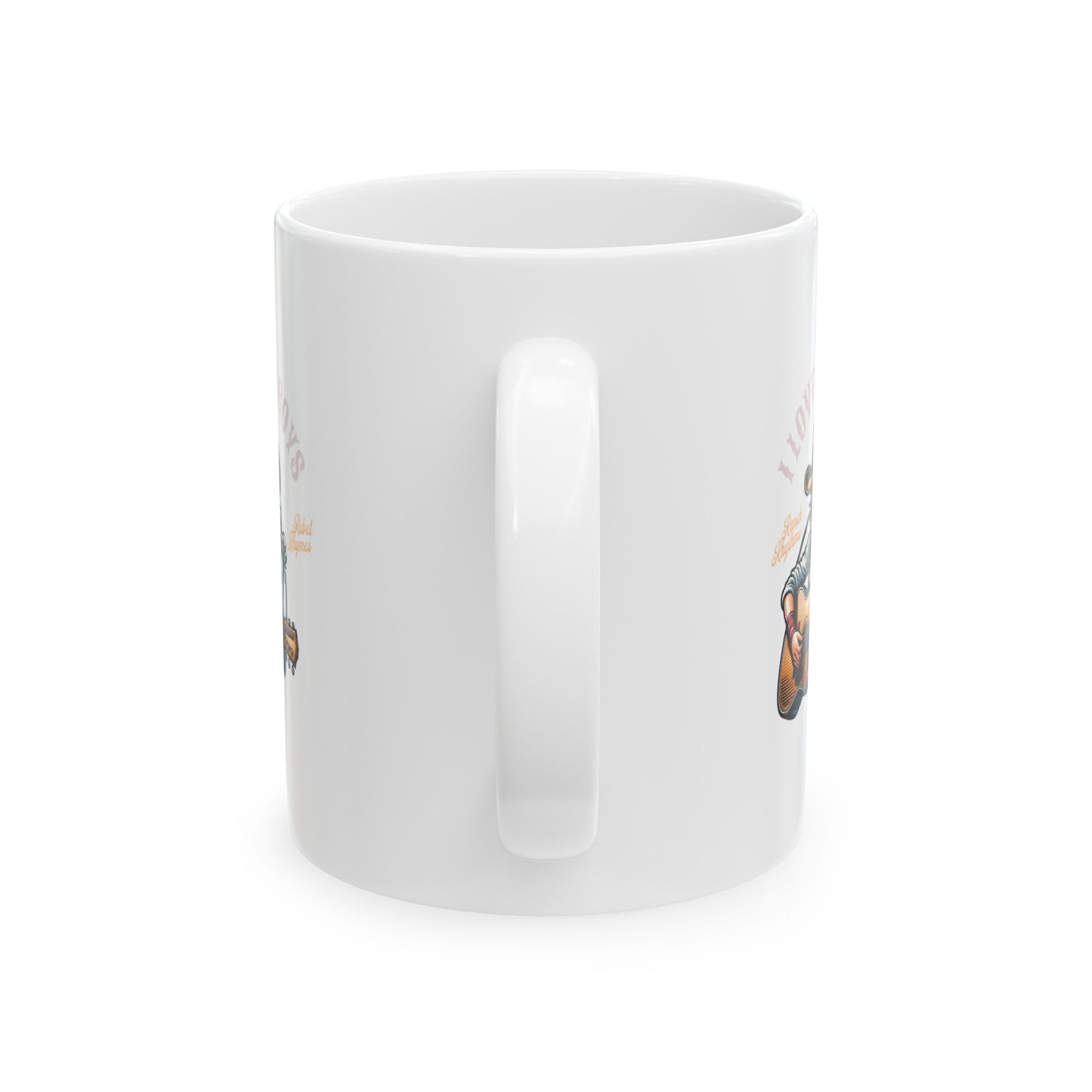 I Love Cowboys Cowgirl Ceramic Mug