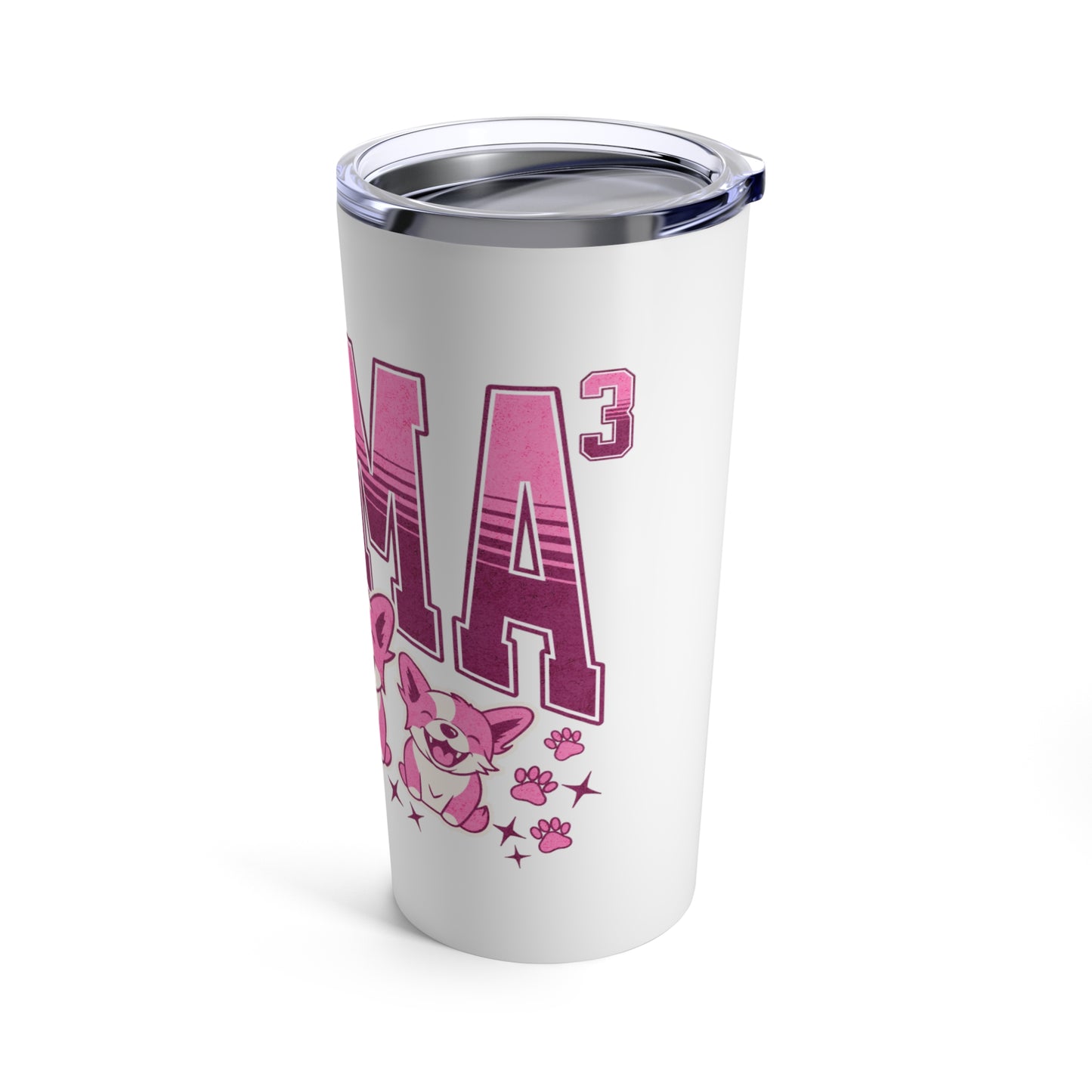Dog Mom X3 Tumbler Gift for Dog Mamas and Pet Lovers