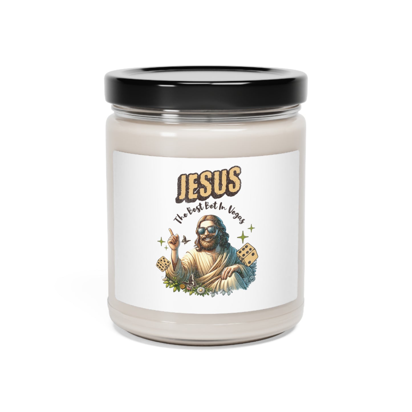 Las Vegas Jesus Candle - Gift for Las Vegas Lovers