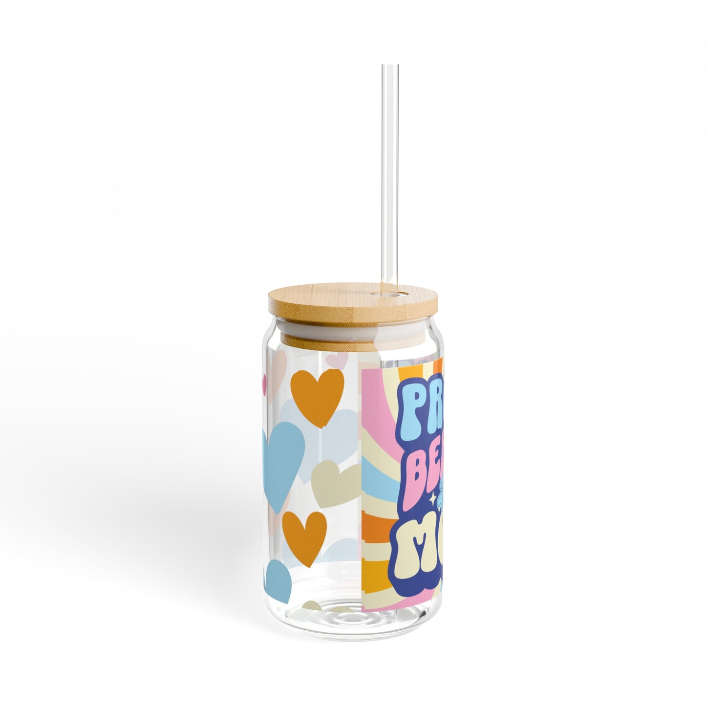Proud Beagle Mom Coffee Sipper Glass Gift For Dog Lovers