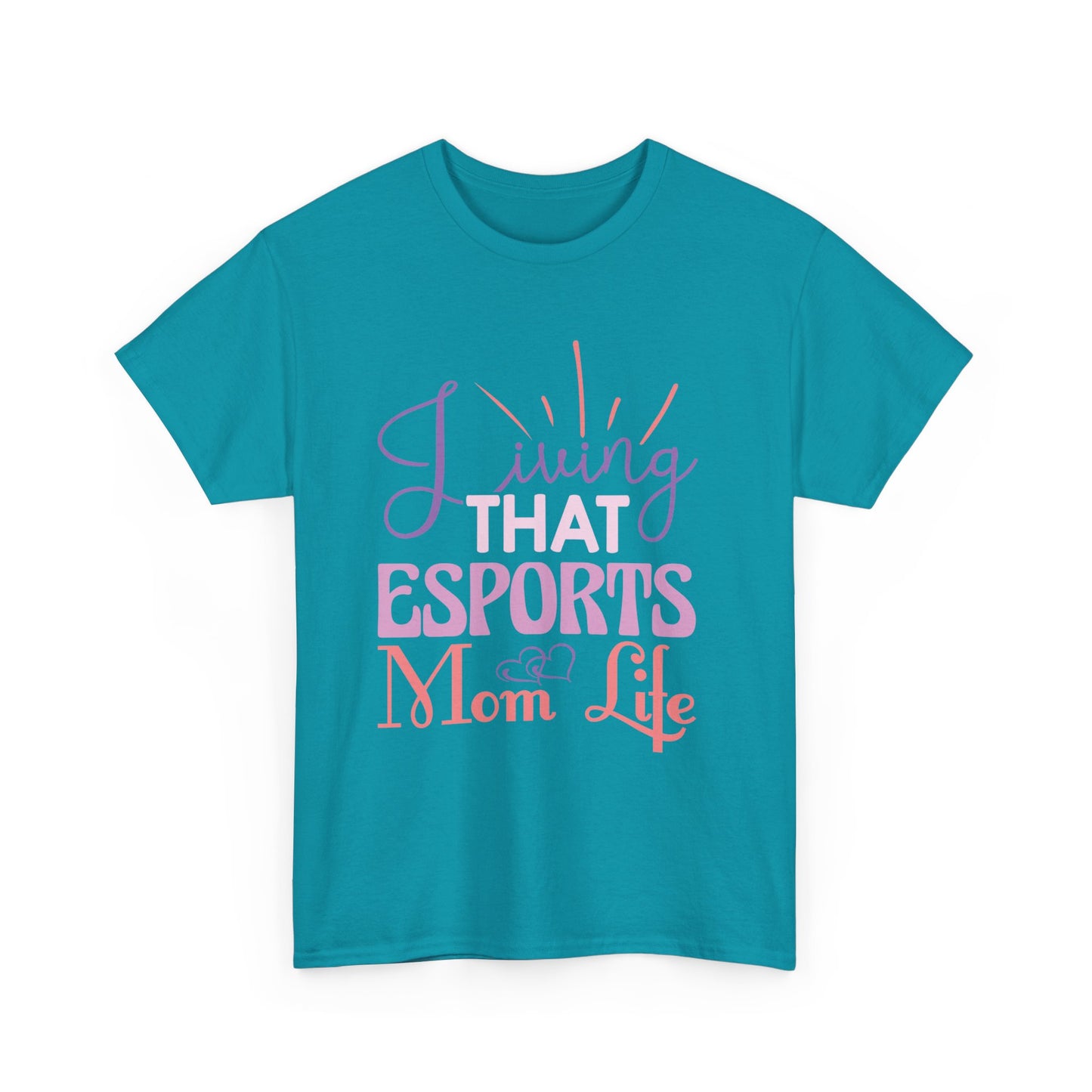 Gamer Mom Esports Champ T-Shirt Cheering Gaming Kids Competition Tournament Apparel Video Game Playing Arena E-Gaming E-Sports Event