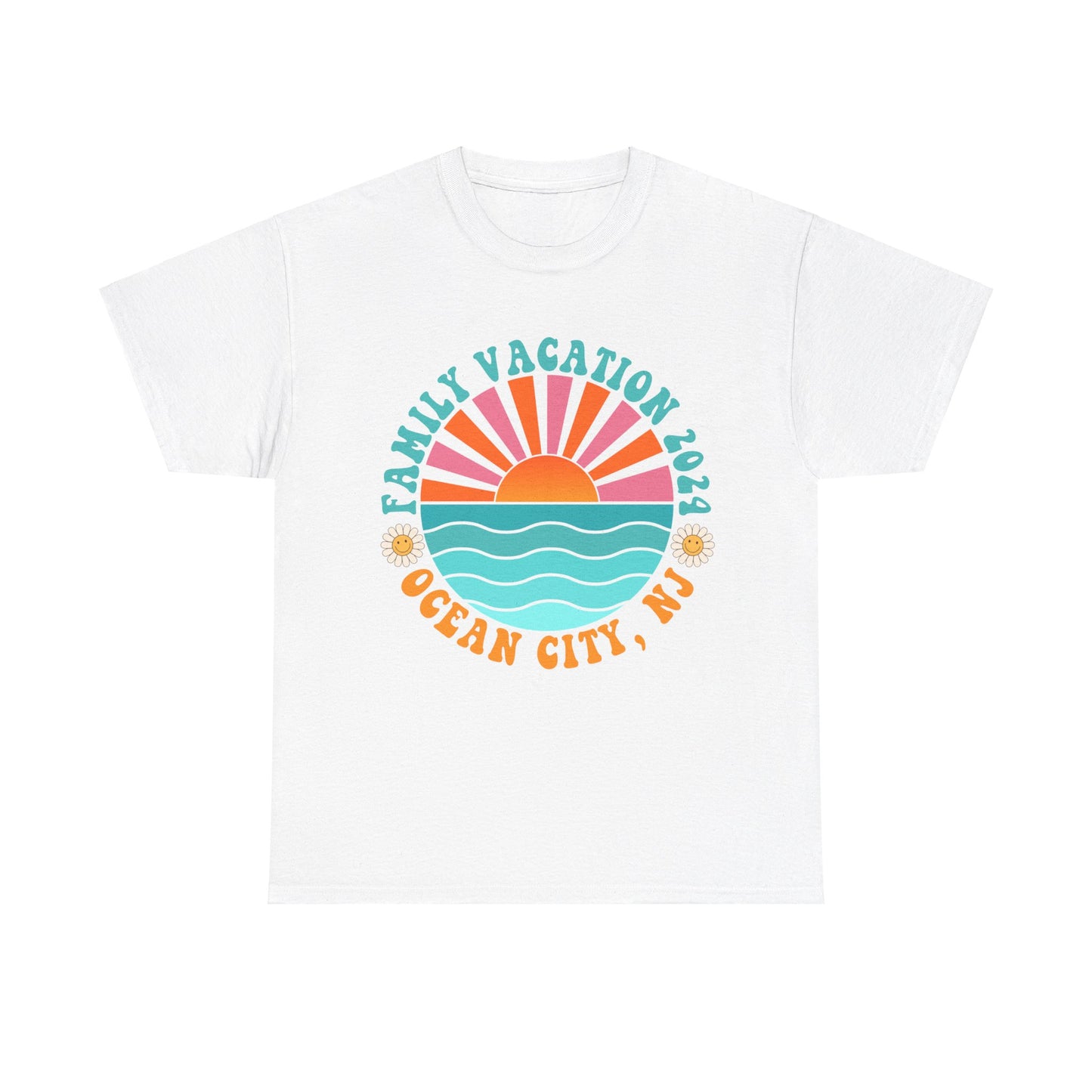 Family Vacation Ocean City NJ 2024 Matching Tee Shirts