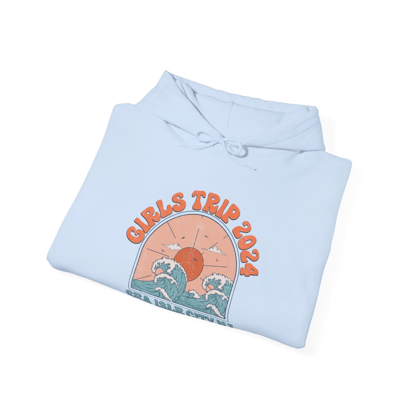 Girls Trip 2024 Sea Isle City NJ Beach Getaway Weekend Jersey Shore Matching Hoodies Girls Night Out Trip Sweatshirt Irish Weekend