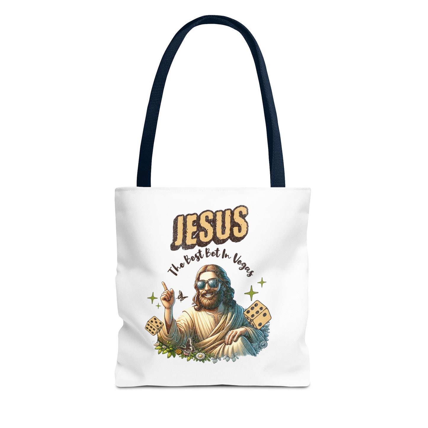 The "Jesus 'The Best Bet in Vegas'" Tote Bag Gift for Vegas Lovers