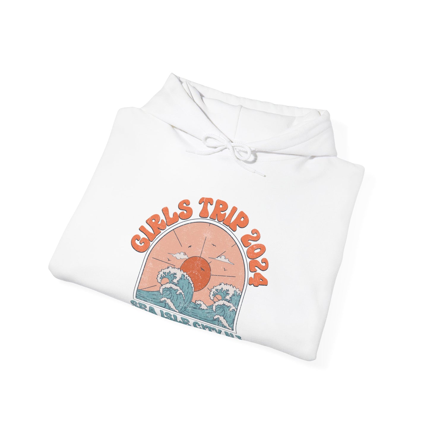 Girls Trip 2024 Sea Isle City NJ Beach Getaway Weekend Jersey Shore Matching Hoodies Girls Night Out Trip Sweatshirt Irish Weekend