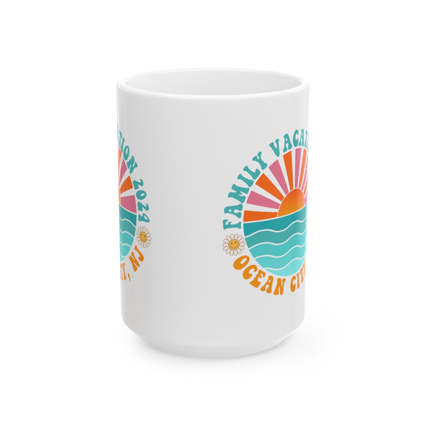 Ocean City, NJ Family Vacation Coffee Mug Matching Memories Mugs