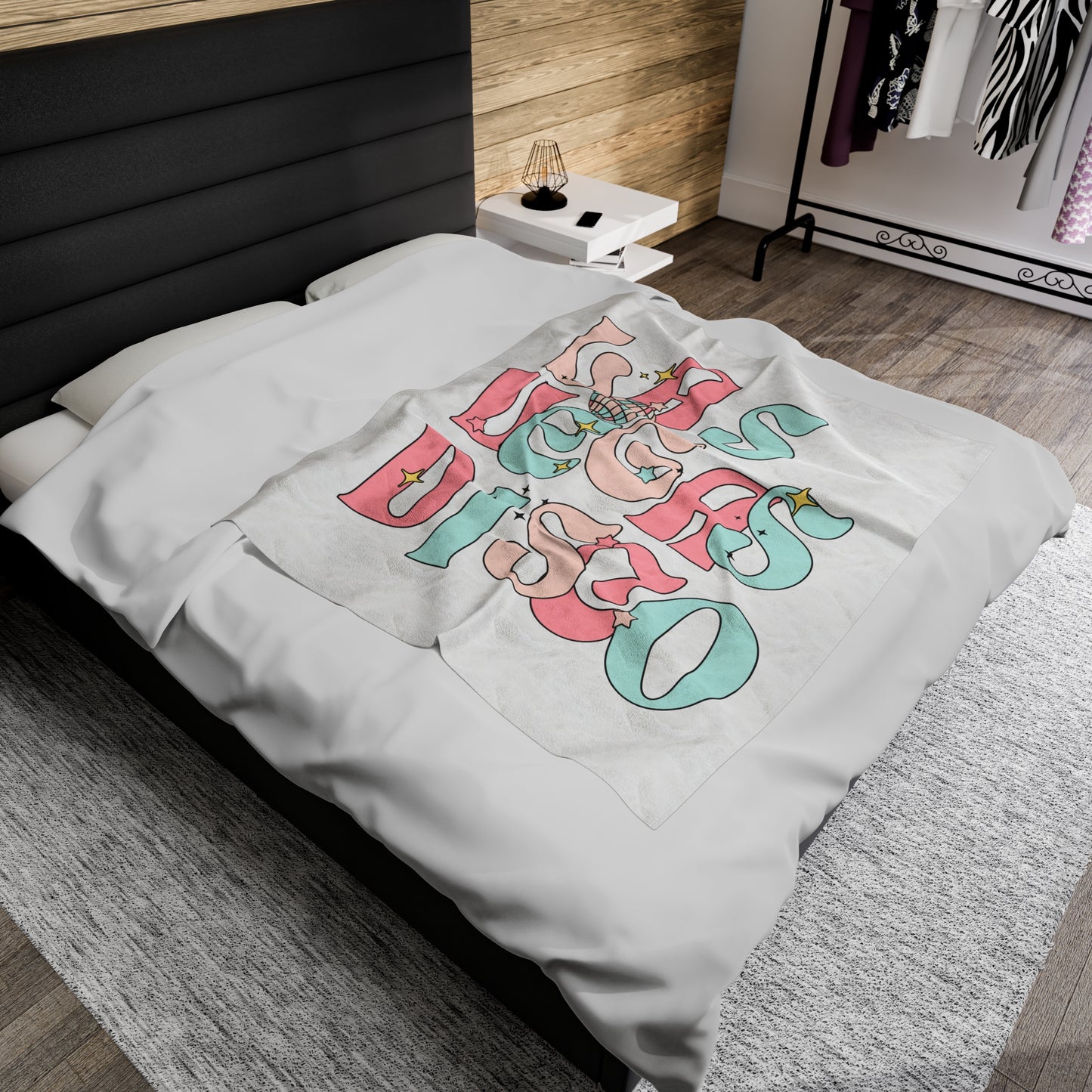 Las Vegas Disco Plush Blanket