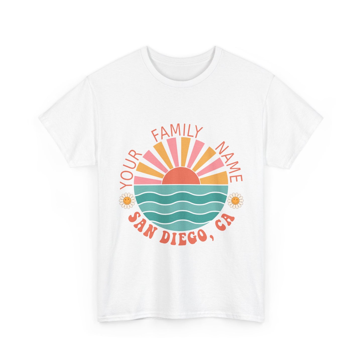 San Diego Family Custom T-Shirt Matching Group Tees