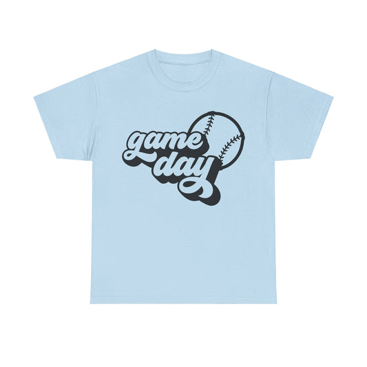 Baseball Game Day Tee Sports Fan T-Shirt Apparel Gift Idea Ballgame Gear Mother's Day Fathers Day Clothes