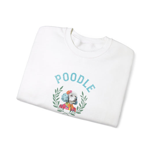 Poodle Social Club Crewneck Sweatshirt Gift for Dog Lovers