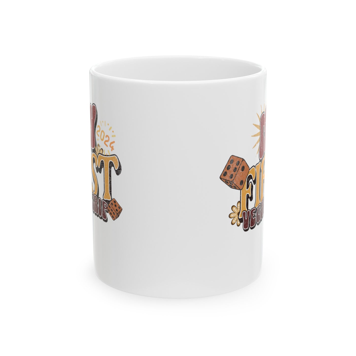 My First Vegas Trip 2024 Ceramic Mug Gift for Las Vegas Lovers