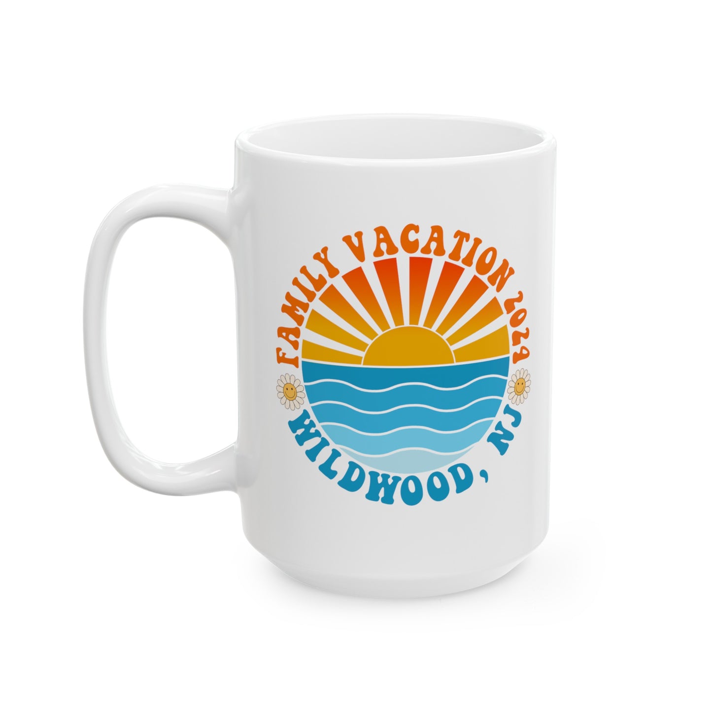 Wildwood NJ Family Vacation Mug Matching Coffee Mugs for Jersey Shore Vacation