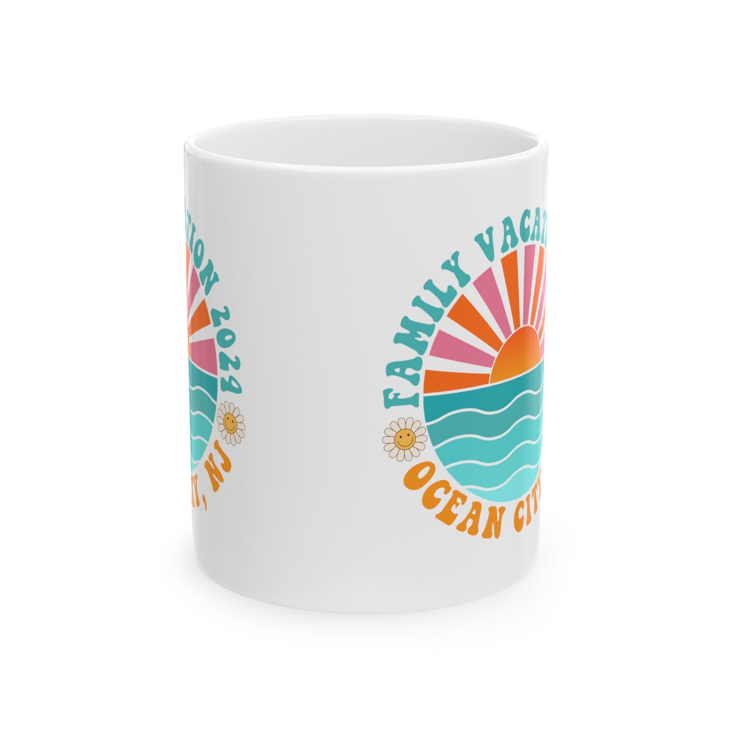 Ocean City, NJ Family Vacation Coffee Mug Matching Memories Mugs