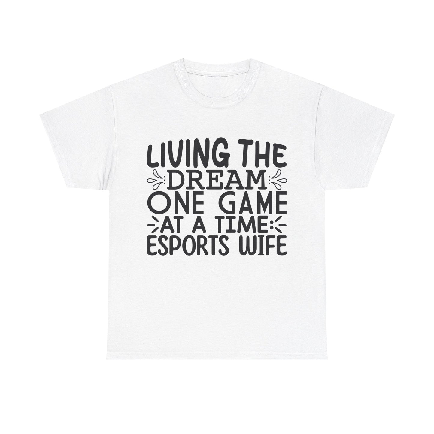 Gamer Wife Esports Champ T-Shirt Cheering Gaming Husbands Tournament Apparel Video Game Playing Spouses Competition Arena E-Gaming E-Sports