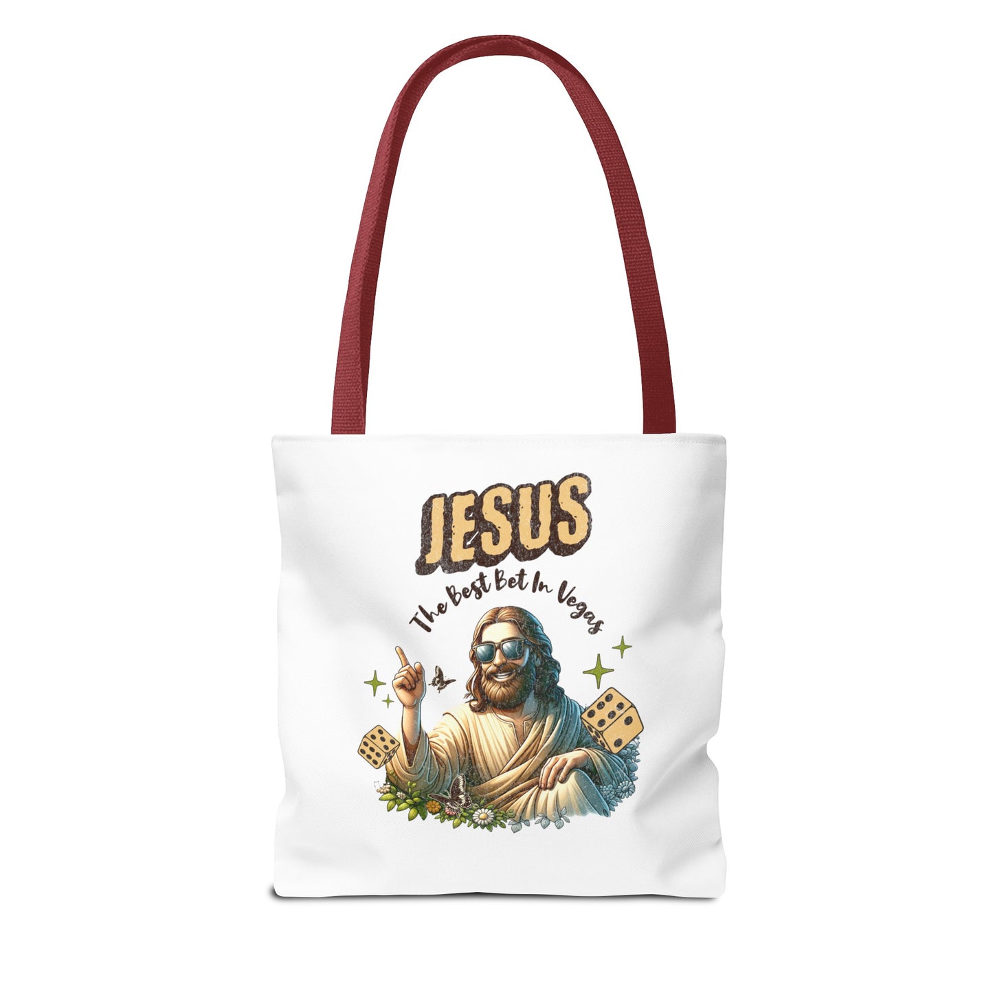 The "Jesus 'The Best Bet in Vegas'" Tote Bag Gift for Vegas Lovers