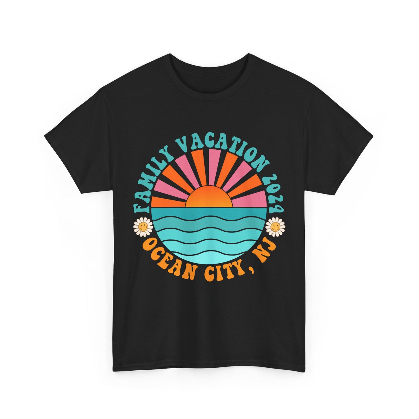 Family Vacation Ocean City NJ 2024 Matching Tee Shirts