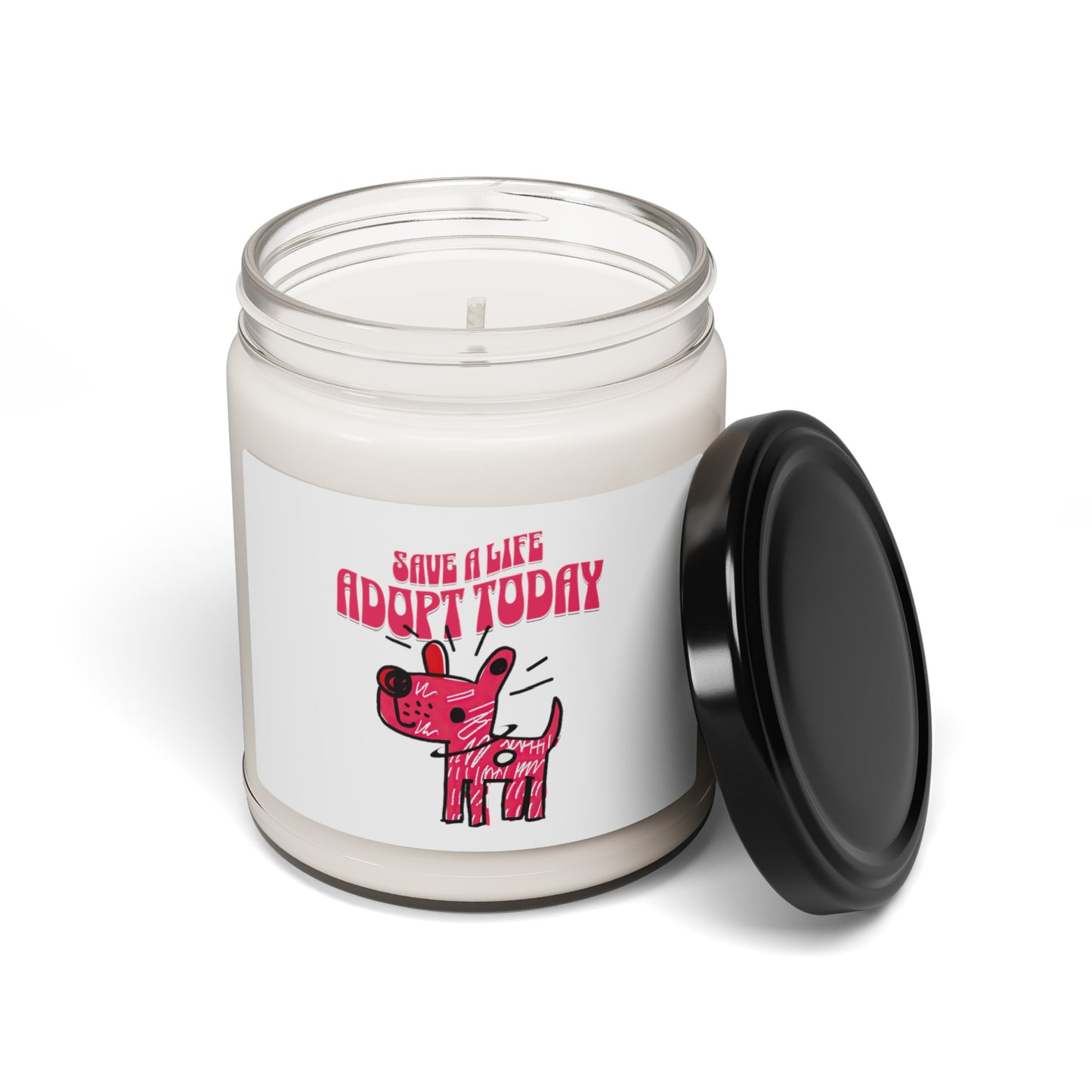 Save A Life Adopt Today Candle Gift for Animal Lovers