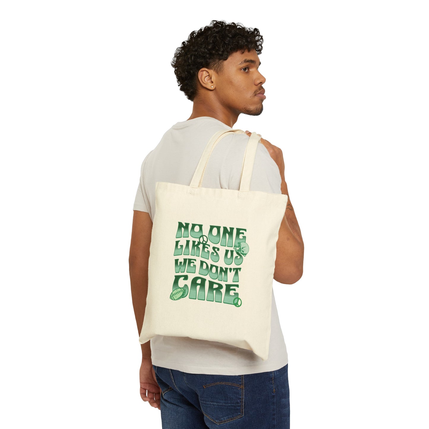 Philadelphia Football 'No One Likes Us We Don't Care' Tote Bag