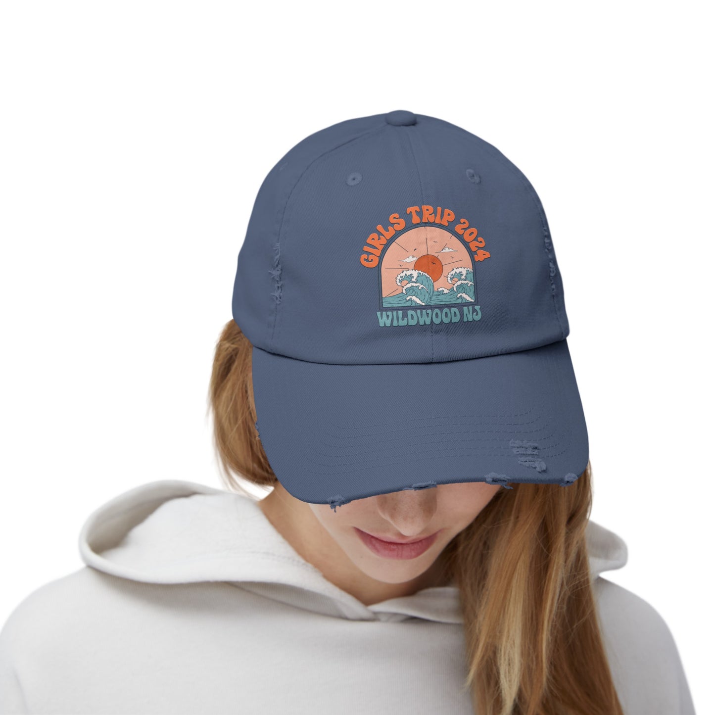 Girls trip Matching Baseball Caps Wildwood, New Jersey 2024 Beach Holiday Shore Visit Girls Night Out Irish Weekend Moms Hats
