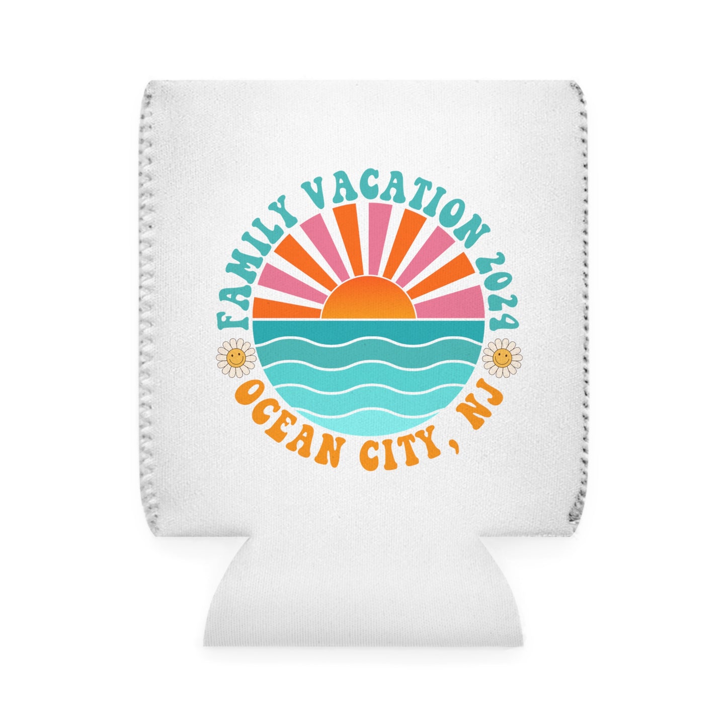 Ocean City NJ Family Vacation 2024 Cooler Sleeve