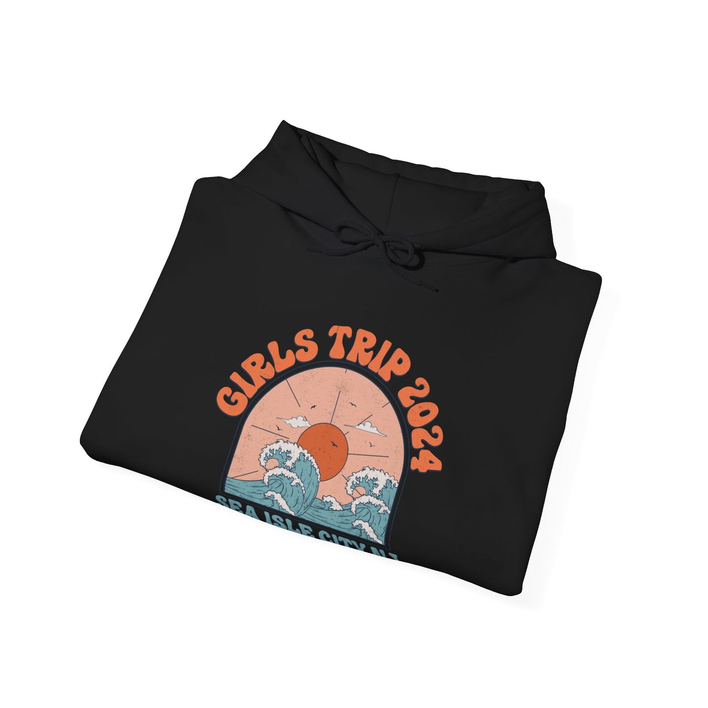 Girls Trip 2024 Sea Isle City NJ Beach Getaway Weekend Jersey Shore Matching Hoodies Girls Night Out Trip Sweatshirt Irish Weekend