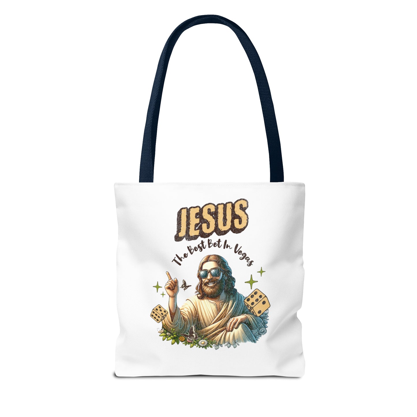 The "Jesus 'The Best Bet in Vegas'" Tote Bag Gift for Vegas Lovers