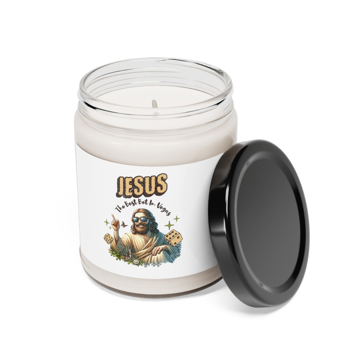 Las Vegas Jesus Candle - Gift for Las Vegas Lovers