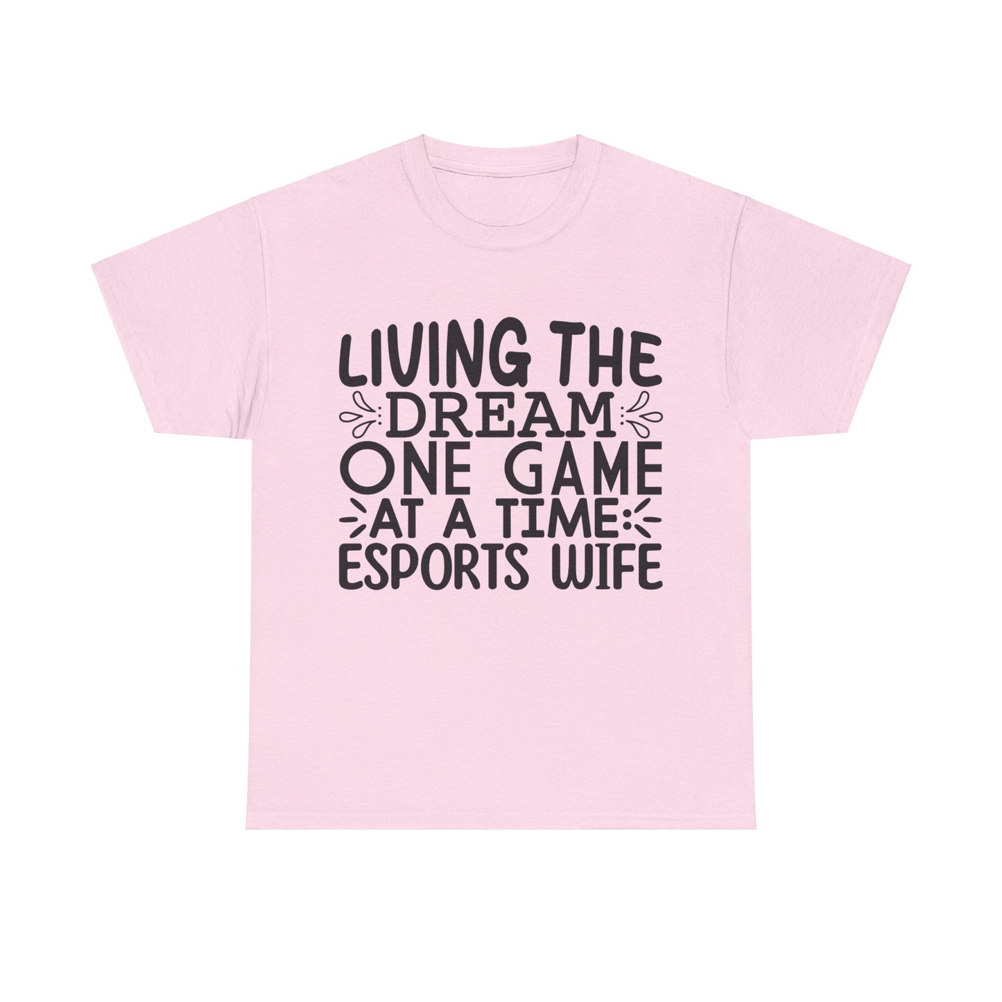 Gamer Wife Esports Champ T-Shirt Cheering Gaming Husbands Tournament Apparel Video Game Playing Spouses Competition Arena E-Gaming E-Sports