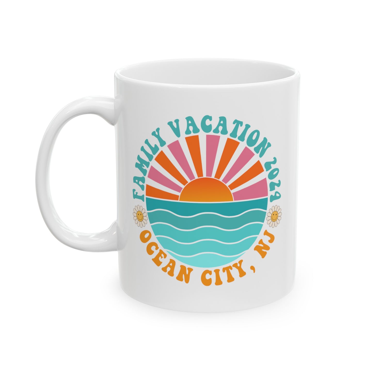 Ocean City, NJ Family Vacation Coffee Mug Matching Memories Mugs